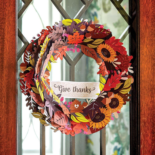 Give Thanks Fall Wreath