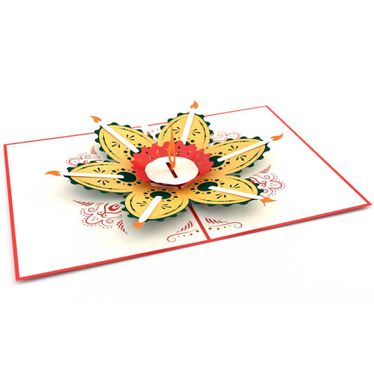 Pop Up Diwali Card