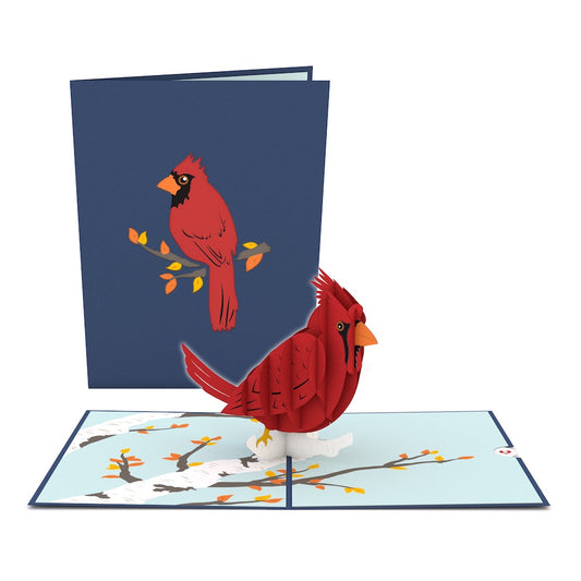 Cardinal Pop-Up Card