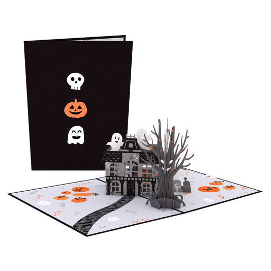 Haunted House Pop-Up Card