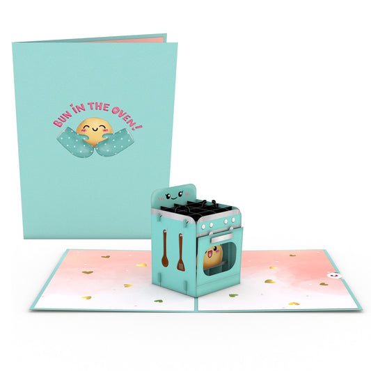 Bun in the Oven Pop-Up Card