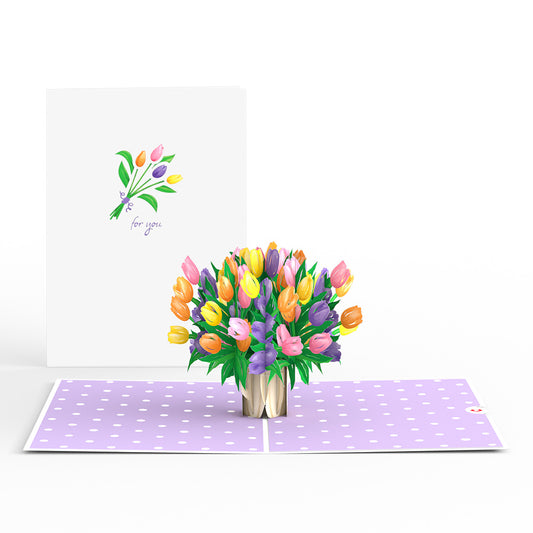 Tulips Pop-Up Card