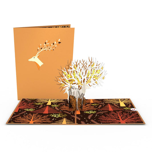 Autumn Deer Pop-Up Card