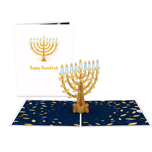 Menorah Pop-Up Card