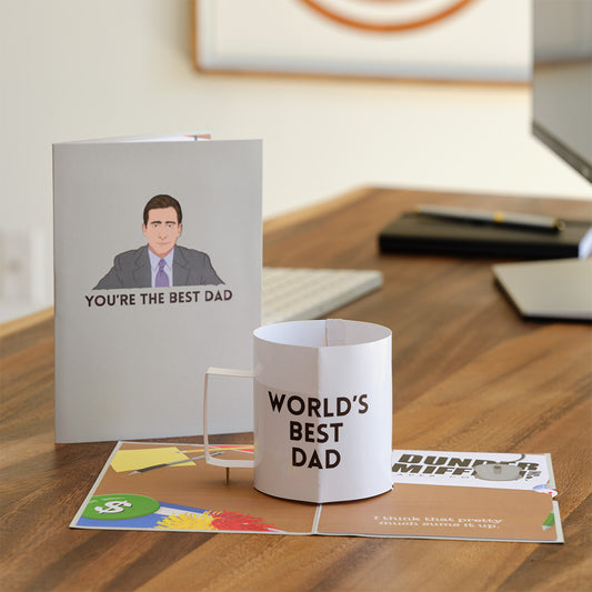 The Office World’s Best Dad Pop-Up Card