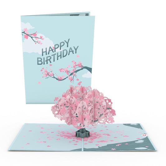 Birthday Cherry Blossom Pop-Up Card