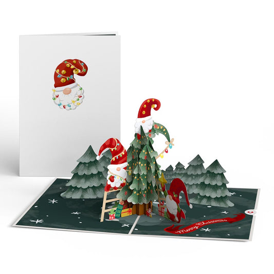 Christmas Gnomes Pop-Up Card