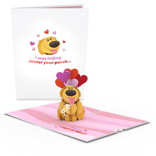 Disney and Pixar Up Dug Loves You Pop-Up Card