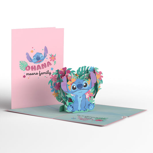 Disney's Stitch Ohana Mother's Day Pop-Up Card