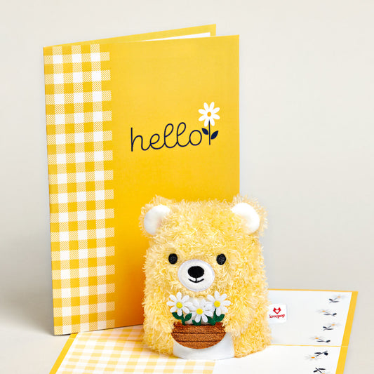 Daisy Greetings Plushpop Card