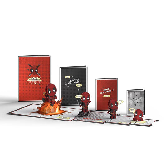 Marvel Deadpool Birthday Nesting Card